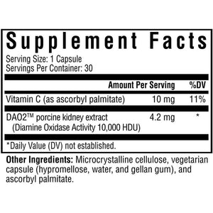 Seeking Health Histamine Digest - Digestive Enzyme Support for Histamine Intolerance - 30 Capsules