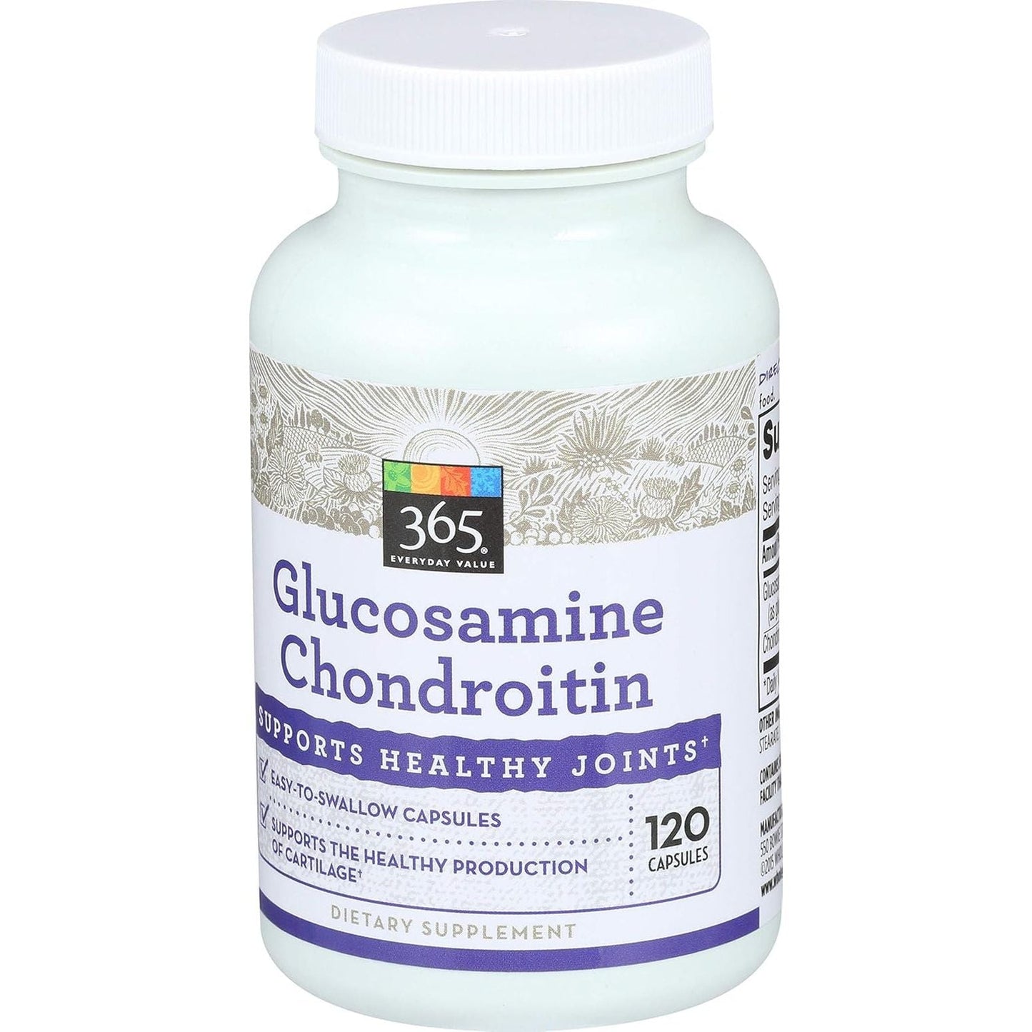 365 Everyday Value, Glucosamine Chondroitin, 120 Ct