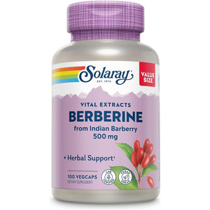 SOLARAY Berberine 500Mg for a Healthy, Active Lifestyle 100 Servings
