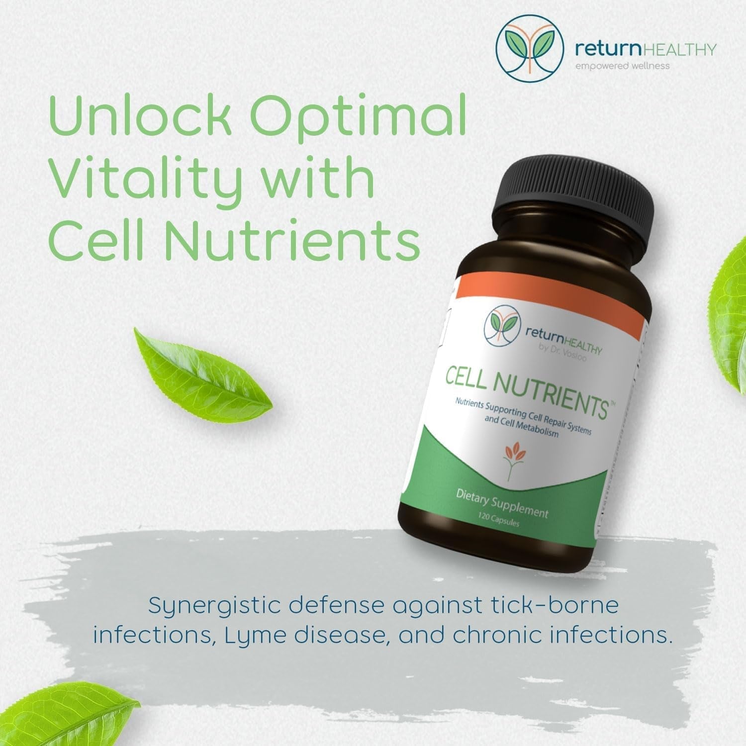 Cell Nutrients | Promotes Cell and Membrane Repair & Cell Metabolism 120 Caps