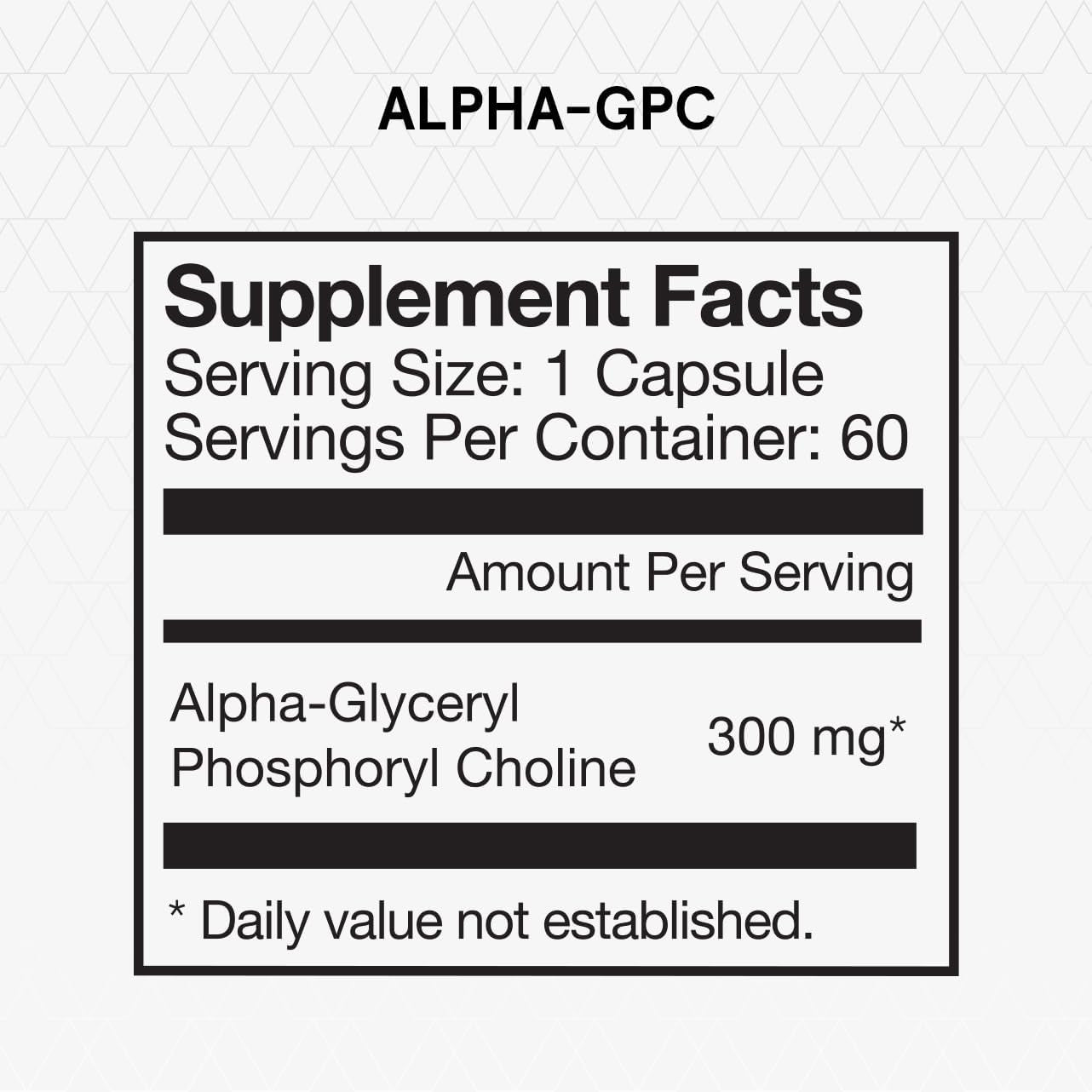 Momentous Alpha GPC Supplement - Cognitive Health & Function Support - NSF Certified, Gmo-Free, Gluten Free, 60 Servings