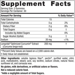 Nordic Naturals Zero Sugar Curcumin Gummies, Mango - 60 Gummies - 200 Mg
