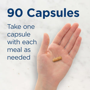 Renew Life Adult Digestmore - Ultra-Strength Plant-Based Digestive Enzyme Formula - 90 Vegetarian Capsules