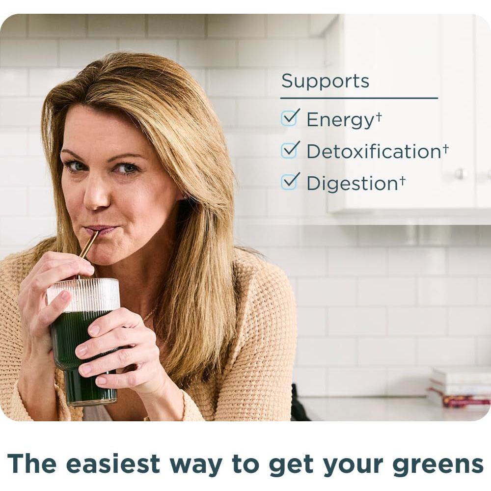 Ancient Nutrition Supergreens Powder with Probiotics, Digestive and Energy Support, 12 Servings