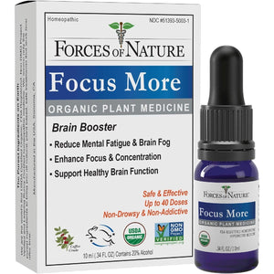 Forces of Nature Focus Supplement, Helps Memory & Concentration 0.34 Fl Oz