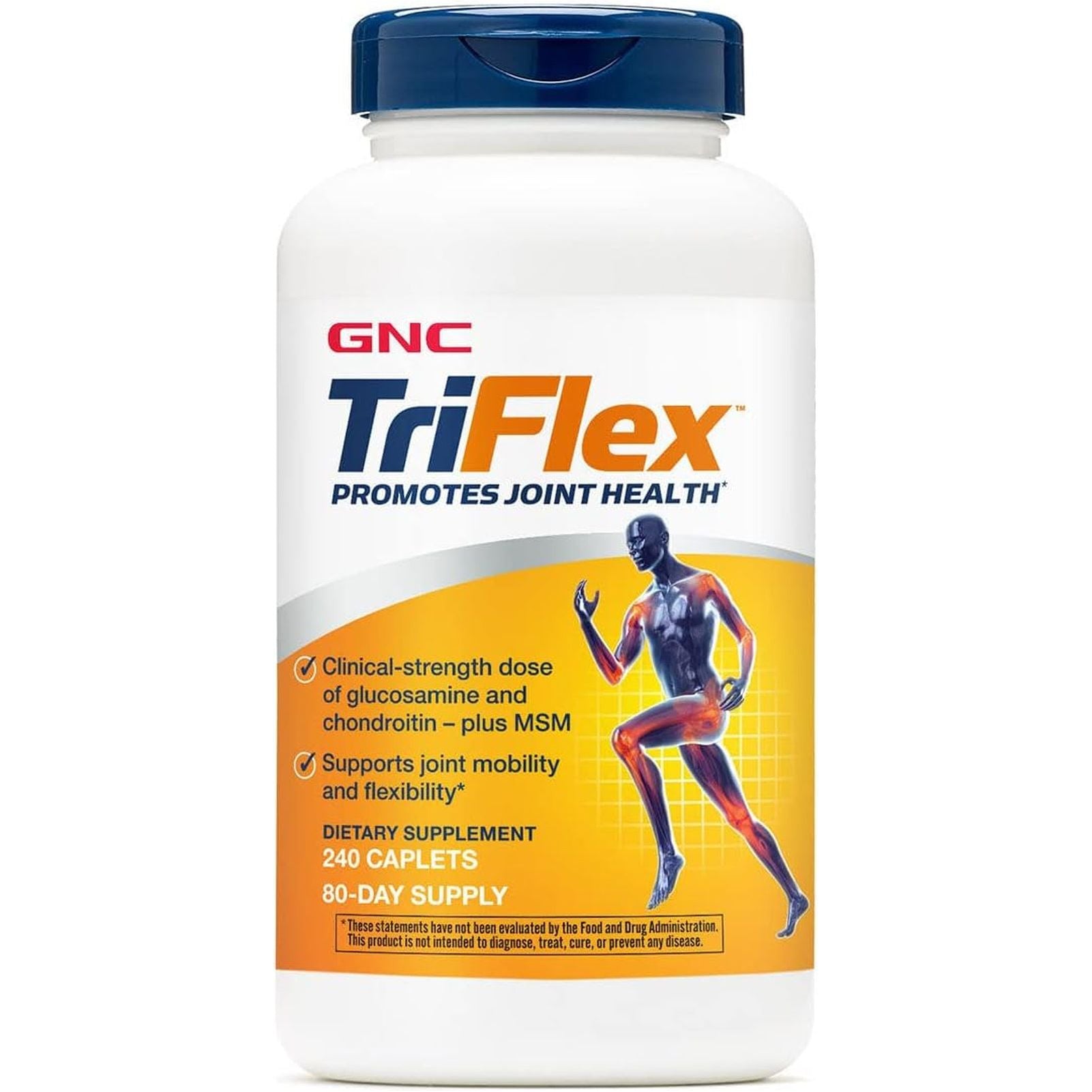 GNC Triflex |Targeted Joint, Bone & Cartilage Health Supplement with Glucosamine Chondroitin & MSM |Support Mobility & Flexibility | 240 Caplets