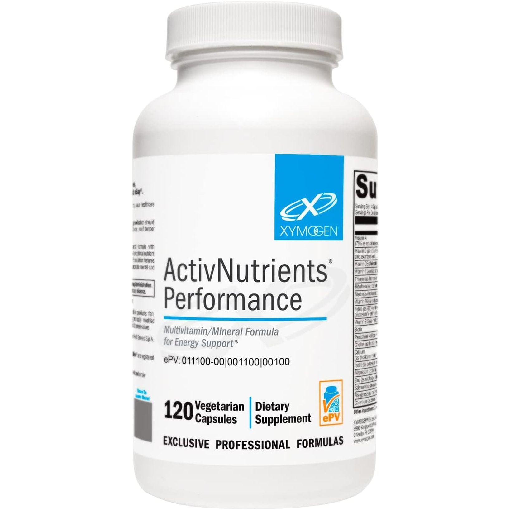 XYMOGEN Activnutrients Performance - Multivitamin/Multimineral for Energy Support (120 Capsules)