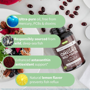 Igennus Advanced Triglyceride Omega 3 Wild Fish Oil Rtg EPA DHA 1000Mg (180 Softgels)