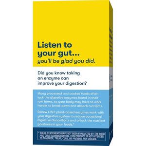 Renew Life Adult Digestive Enzyme - Smooths Digestive Tract, Vegetarian, 90 Capsules