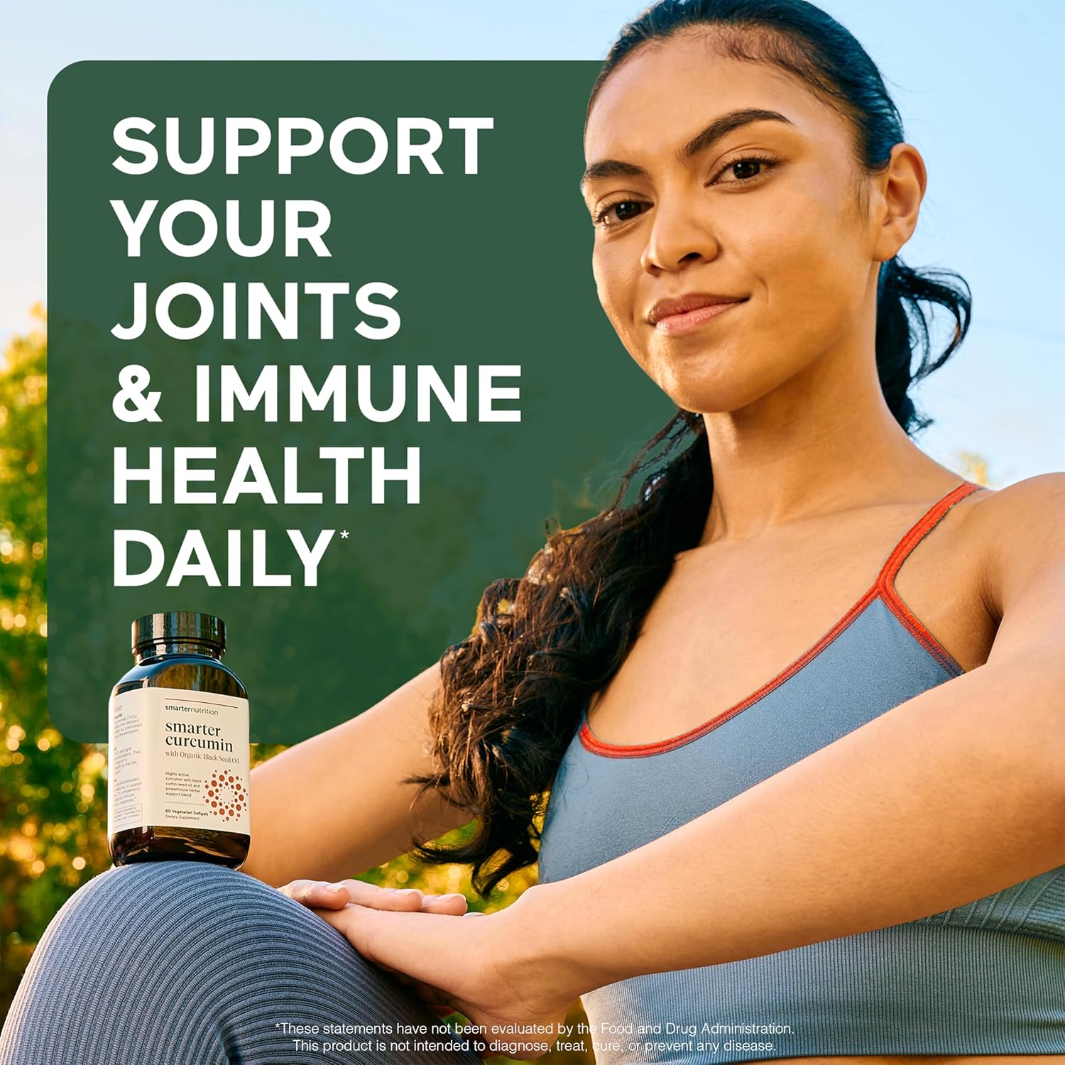 Smarter Nutrition Curcumin Softgels for Joint & Immune Health - 60 Count