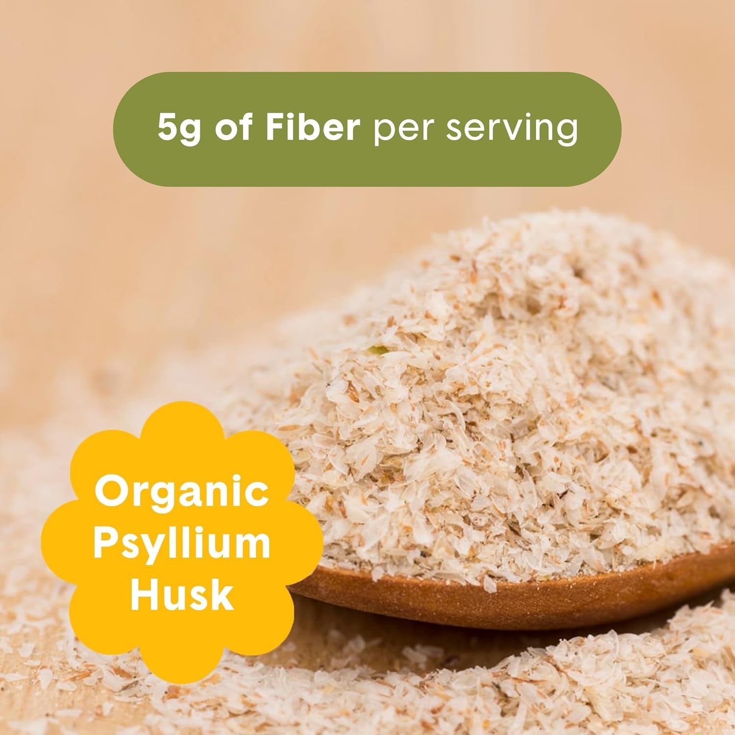 Bellway Super Fiber Powder + Fruit, Sugar Free Organic Psyllium Husk Powder Fiber Supplement (50 Servings)
