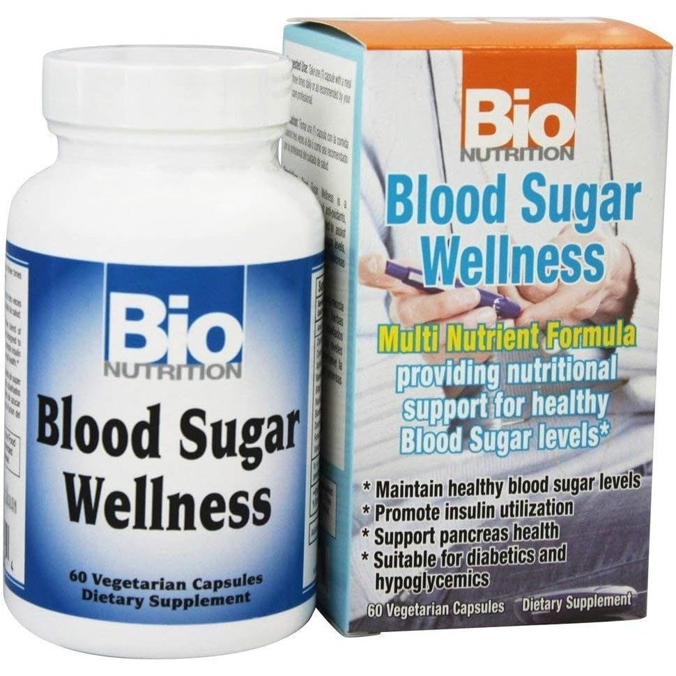 Bio Nutrition - Blood Sugar Wellness - 60 Vegetarian Capsules
