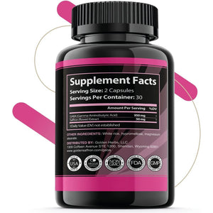 GOLDEN SAFFRON - GABA + Saffron Extract Supplement - Made in the USA