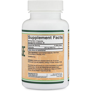 Nattokinase Supplement 4,000 FU Servings, Systemic Enzymes for Cardiovascular and Circulatory Support by Double Wood 120 Capsules