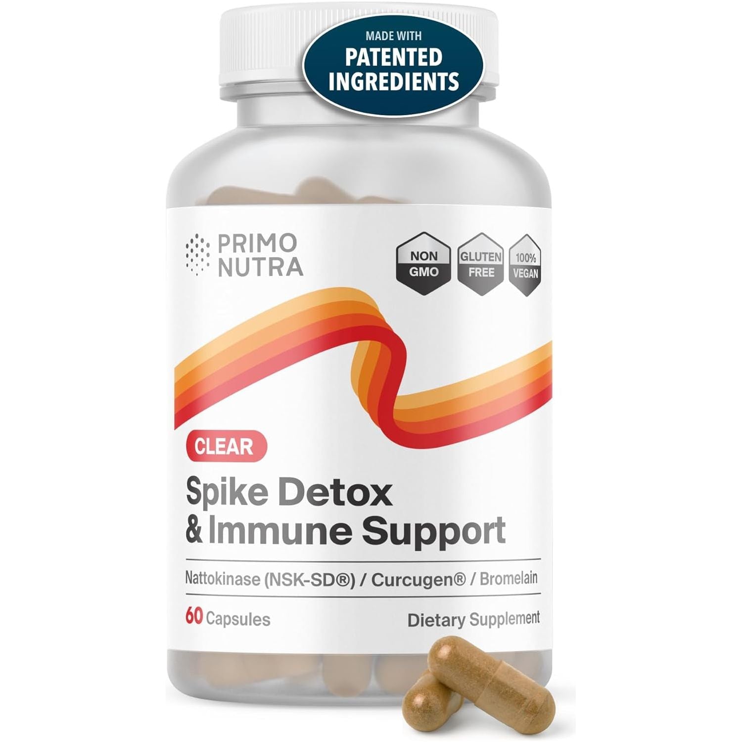 Spike Detox Supplement - Potent Foreign Protein Cleanse (60 Count)