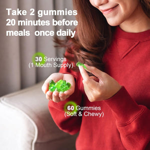 Soursop Graviola Gummies, Organic Soursop Leaves and Seeds Extract for Immune Support and Antioxidant Properties 60 Gummies