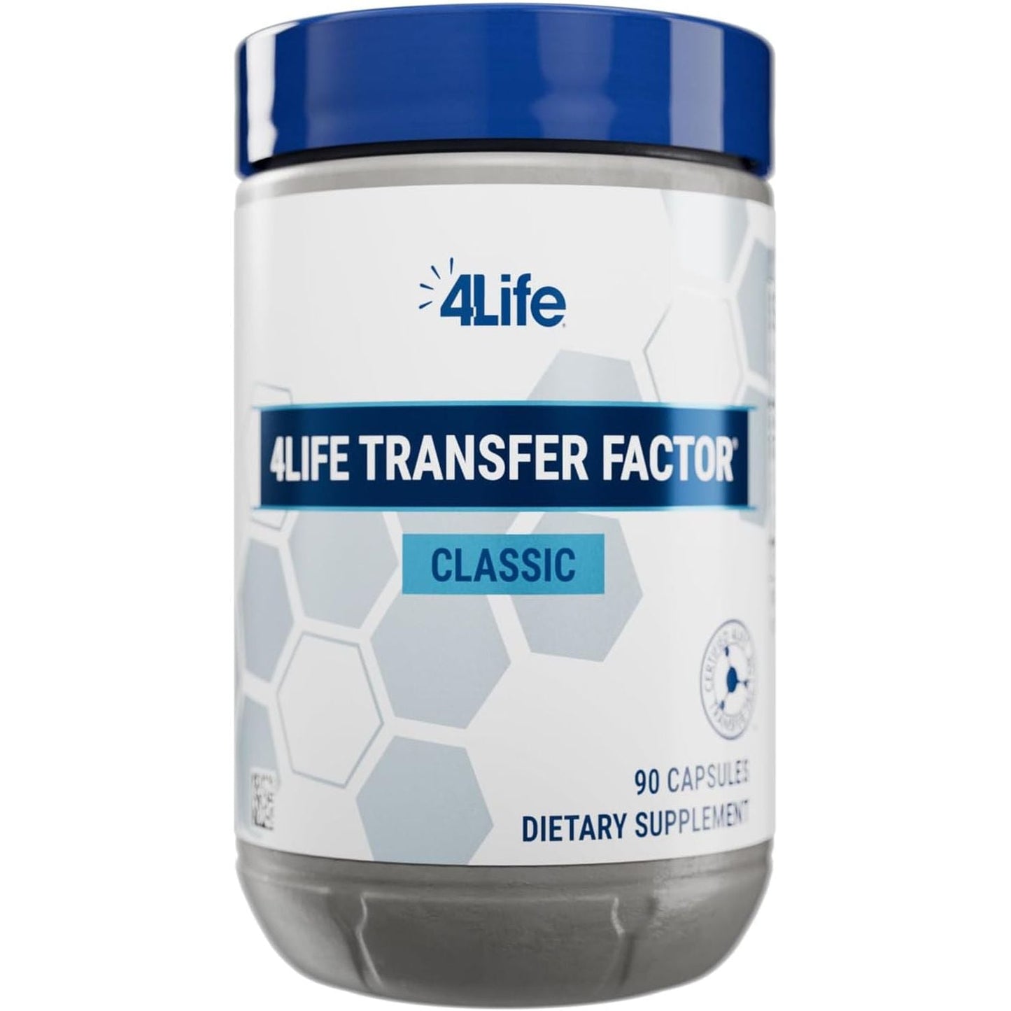 4Life Transfer Factor Classic -With Cow Colostrum for Enhanced Immune Response, Recognition, and Memory - 90 Veggie Capsules