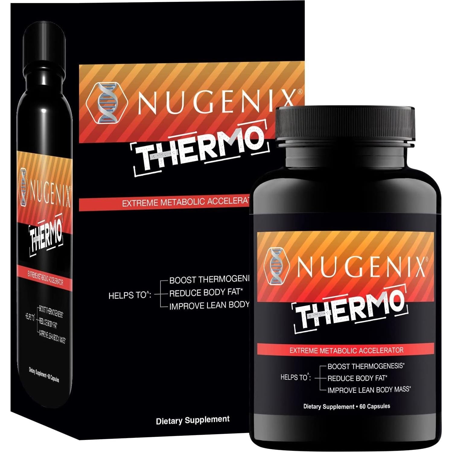 Nugenix Thermo - Thermogenic Fat Burner Supplement Pills for Men, Extreme Metabolic Accelerator, 60 Count