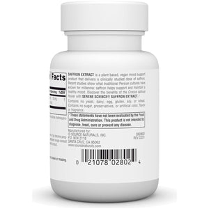 Source Naturals Serene Science Saffron Extract, for Mood Support* - 60 Tablets