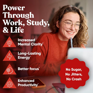 Elite Caffeine Pills with L-Theanine – Jitter-Free Focused Energy Supplements 120 Soft Capsules