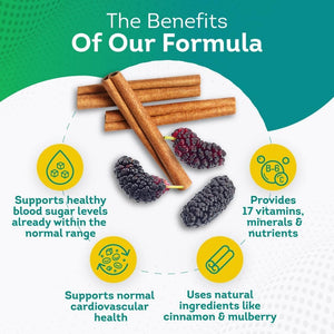 Purepremium Supplements Blood Sugar Support - to Support Blood Sugar Levels Already in the Normal Range - 120 Count