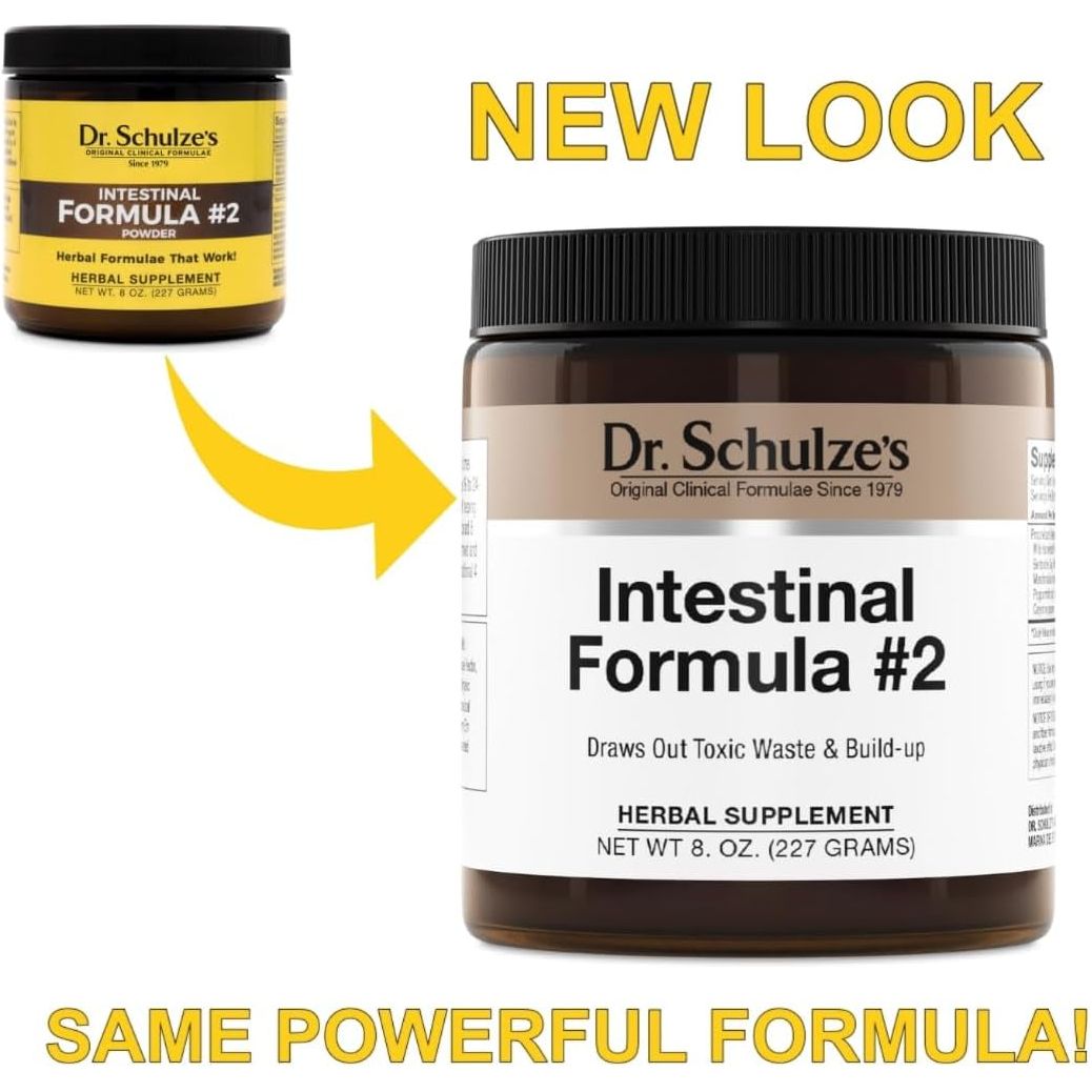 Dr. Schulze'S | Intestinal Formula #2 | Herbal Colon Cleanse Formula | 8 Oz. Jar