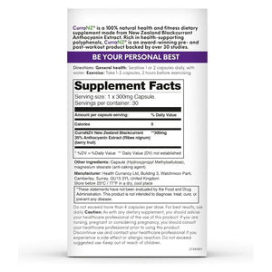 New Zealand Blackcurrant Extract Sports Nutrition Capsules for Muscle Recovery,Endurance & Performance (30 Capsules)