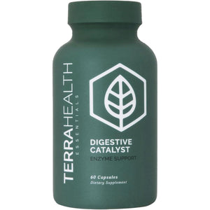 Terra Health Essentials Digestive Catalyst | Reduce IBS | Amylase, Protease & Glucoamylase (60 Capsules)