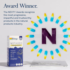 Solaray Perimenopause Her Life Stages - Hot Flashes, Menopause Support - Saffron and Chasteberry - 30 Servings