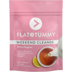 Flat Tummy Weekend Cleanse Tea - All Natural Colon Cleanse 30 Day Program
