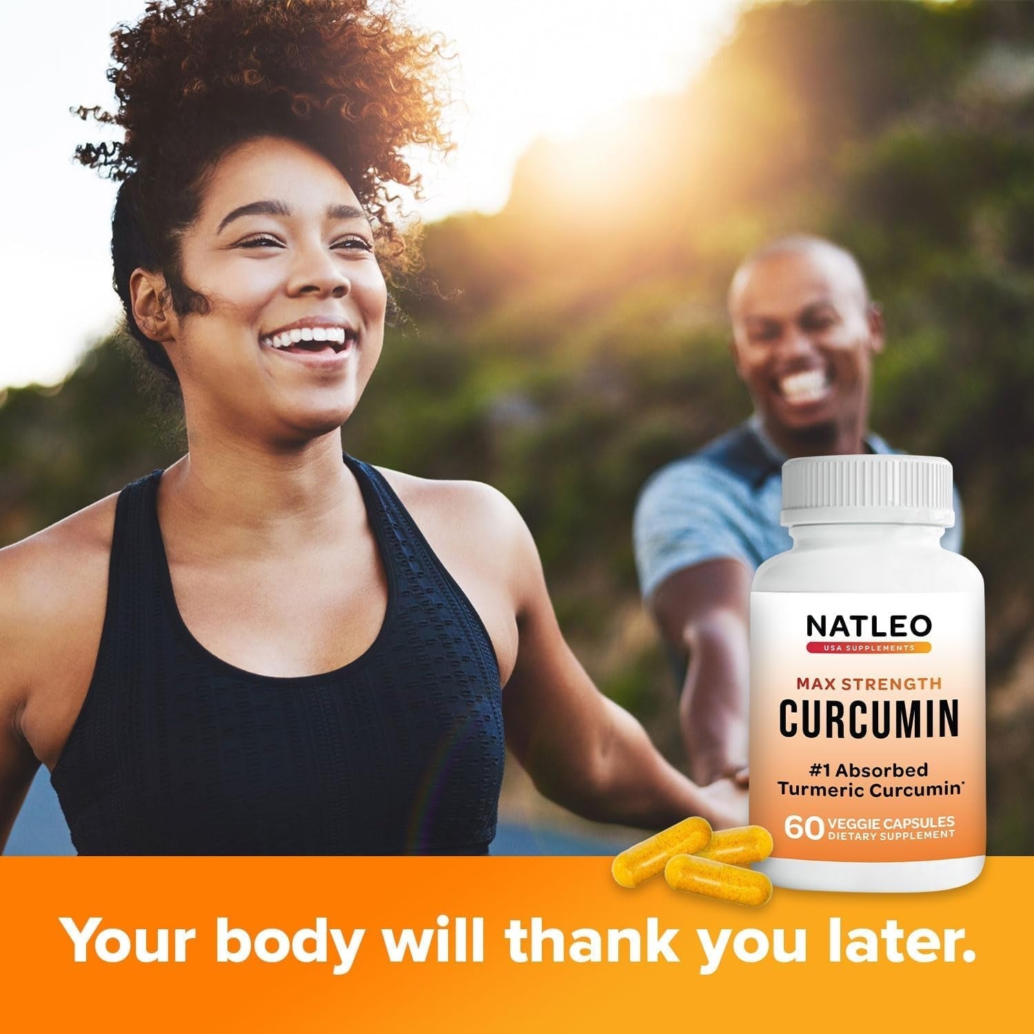 Theracurmin Turmeric Curcumin Supplement for Enhanced Joint Support, 60 Capsules (Herbal Turmeric)