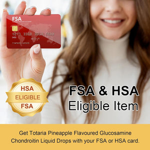 Glucosamine Chondroitin MSM Liquid Drops for Joint Health Vegan Supplements