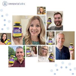 Innovixlabs Turmeric Curcumin with Black Pepper Extract - Time Release Turmeric Supplement - 100 Ct