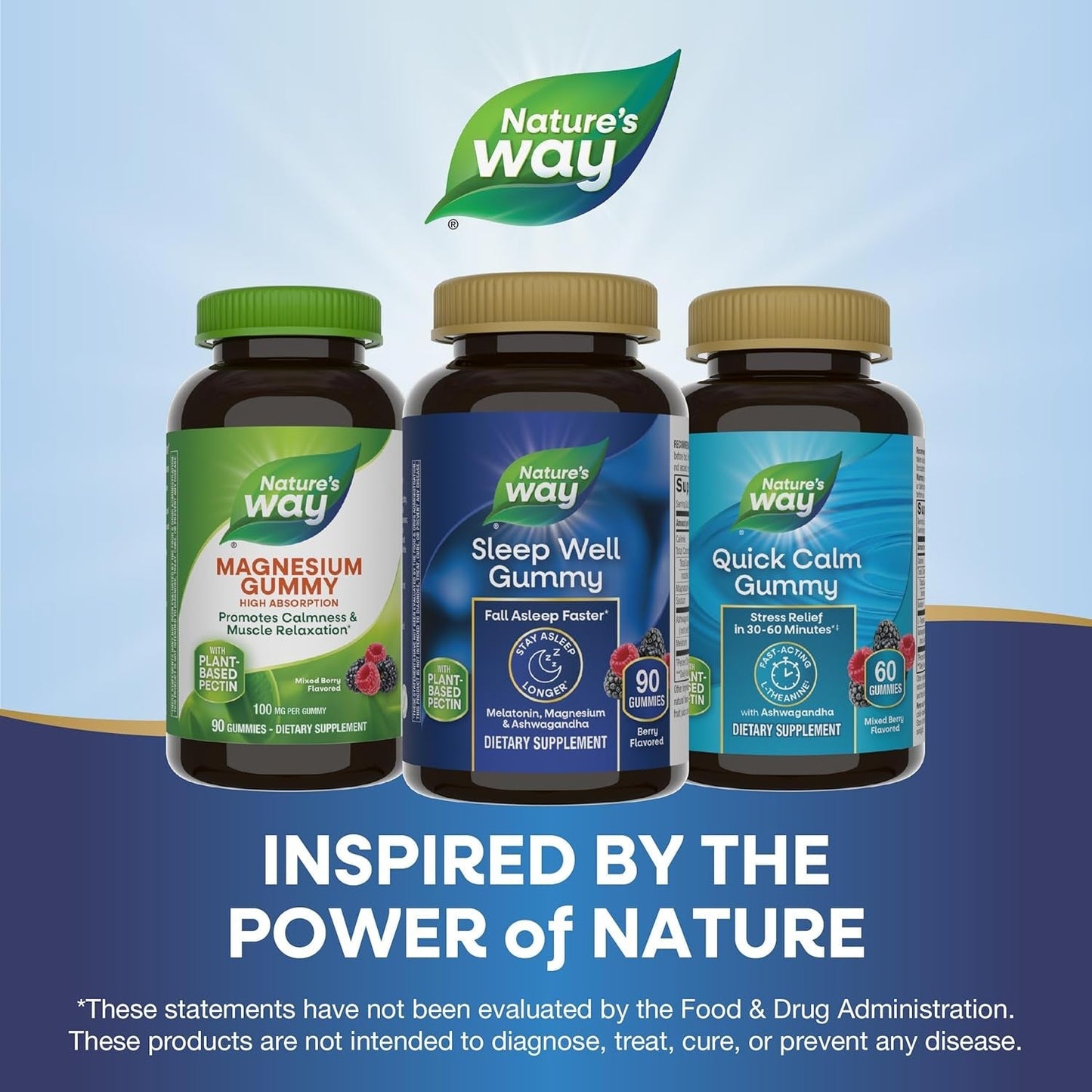 Nature’S Way Sleep Well Gummies for Adults with Melatonin Ashwagandha and Magnesium