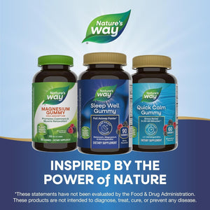 Nature’S Way Sleep Well Gummies for Adults with Melatonin Ashwagandha and Magnesium