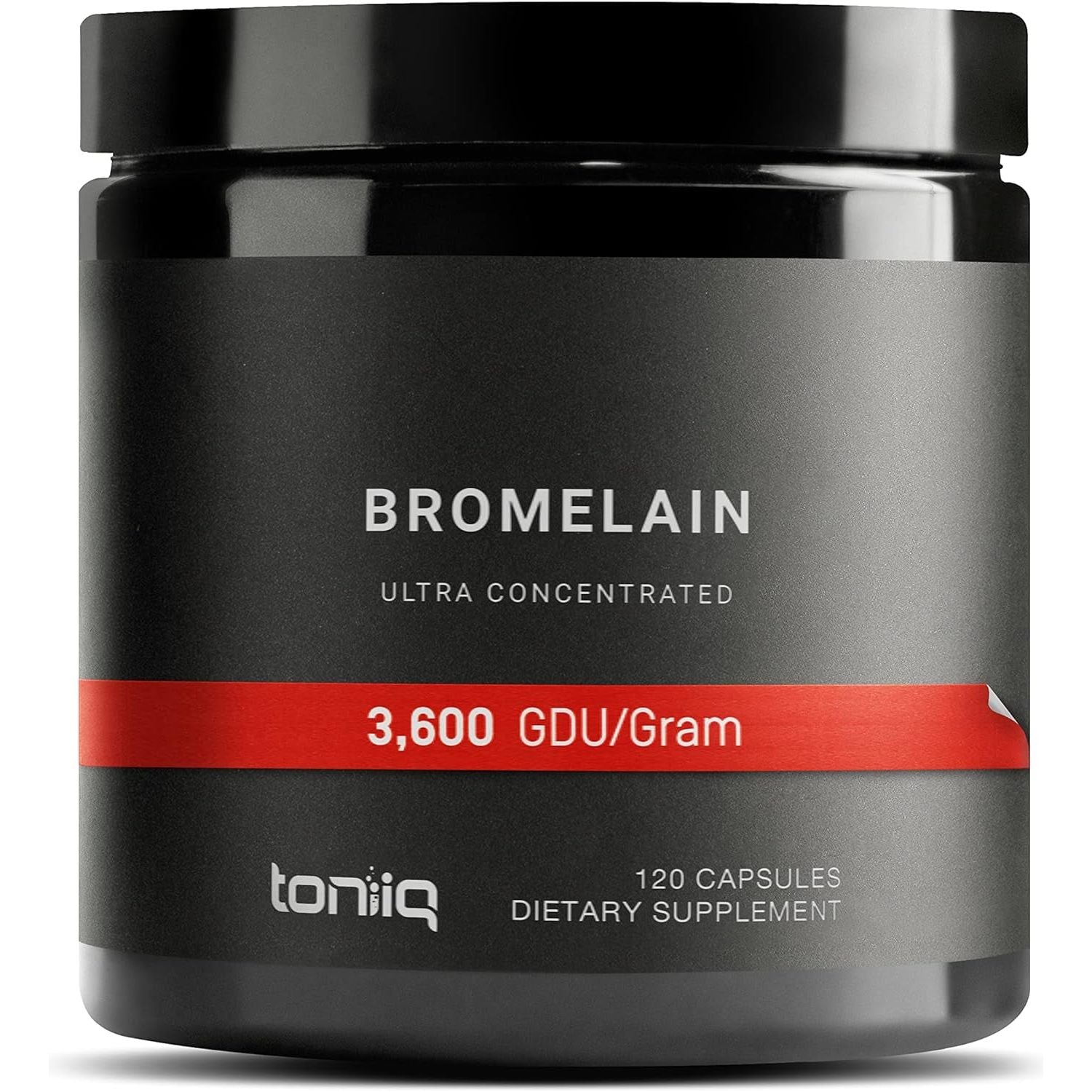Ultra High Strength Bromelain 500Mg - 3600 Gdu/Gram - Highly Concentrated and Bioavailable - 120 Servings