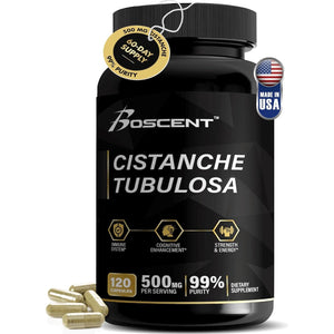 Premium Cistanche Tubulosa Extract 500Mg (120 Capsules) - Natural Nootropic
