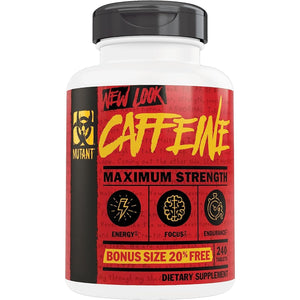Mutant Caffeine Pills – Pharmaceutical-Grade Pure Caffeine Supplement 240 Tablets