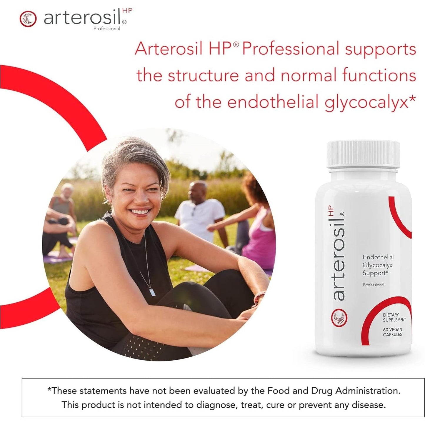 Arterosil HP Professional - Endothelial Glycocalyx Support - Heart & Artery Health Support - Circulation Support