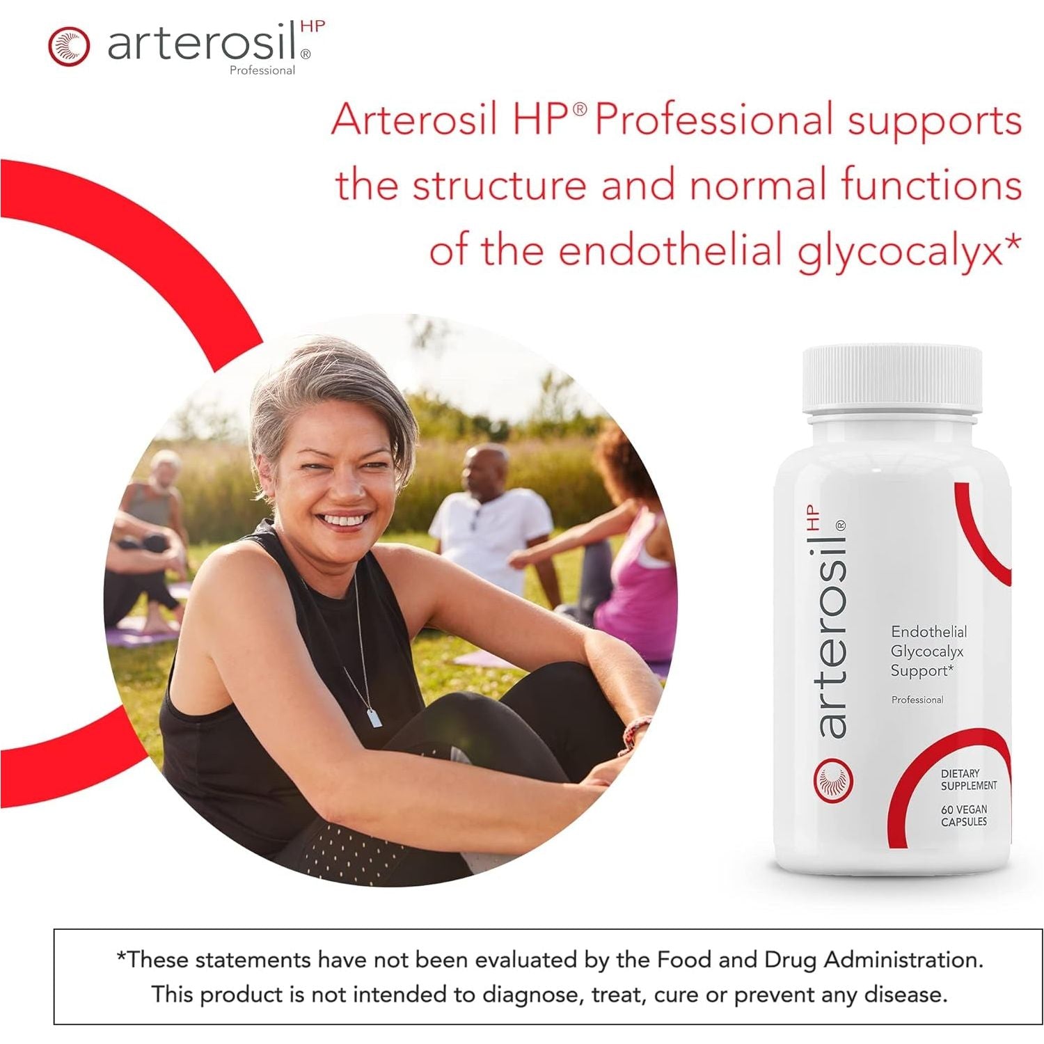 Arterosil HP Professional - Endothelial Glycocalyx Support - Heart & Artery Health Support - Circulation Support