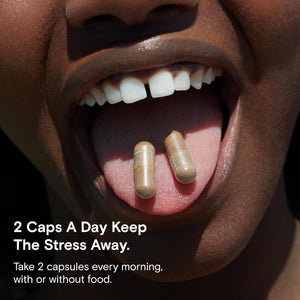 Moon Juice - Superyou - (60 Capsules) - Energy, Mood & Focus - Cortisol Reducer - Reusable Glass Bottle