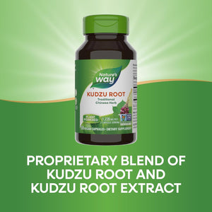 Nature'S Way Kudzu Root, 1,226 Mg per 2-Capsule Serving, Non-Gmo Project Verified, 50 Vegan Capsules