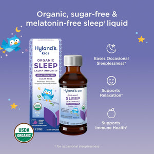 Hyland'S Kids - Melatonin-Free Organic Sleep Calm + Immunity Promotes Sleep & Supports Immune Health