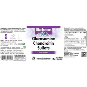 Bluebonnet Glucosamine Chondroitin Sulfate Supplement, 120 Count