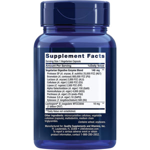 Life Extension Enhanced Super Digestive Enzymes & Probiotics - Plant-Based Diet Aid - 60 Vegetarian Capsules