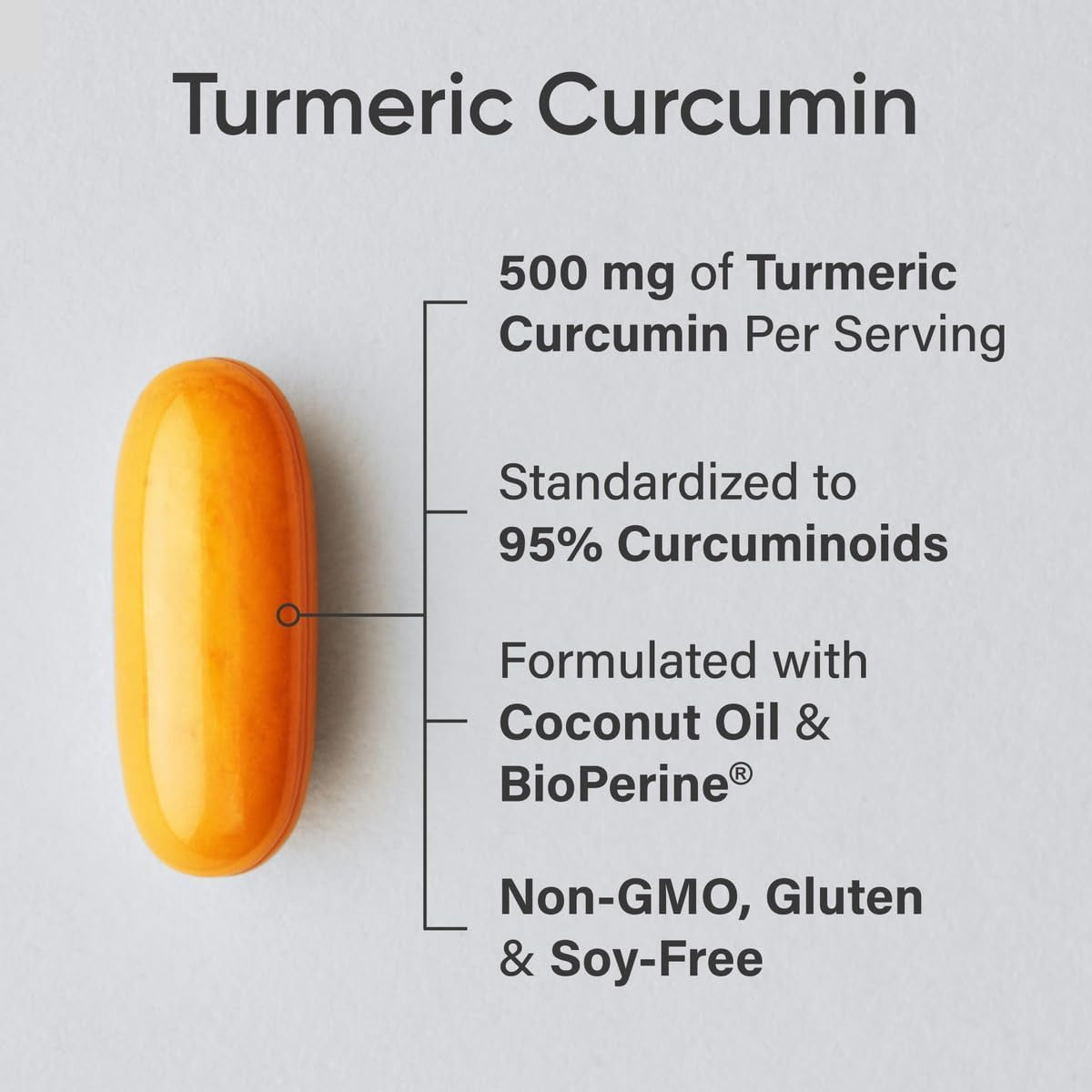 Sports Research Turmeric Curcumin C3 Complex - Non-Gmo Verified & Gluten Free - 500Mg, 120 Count