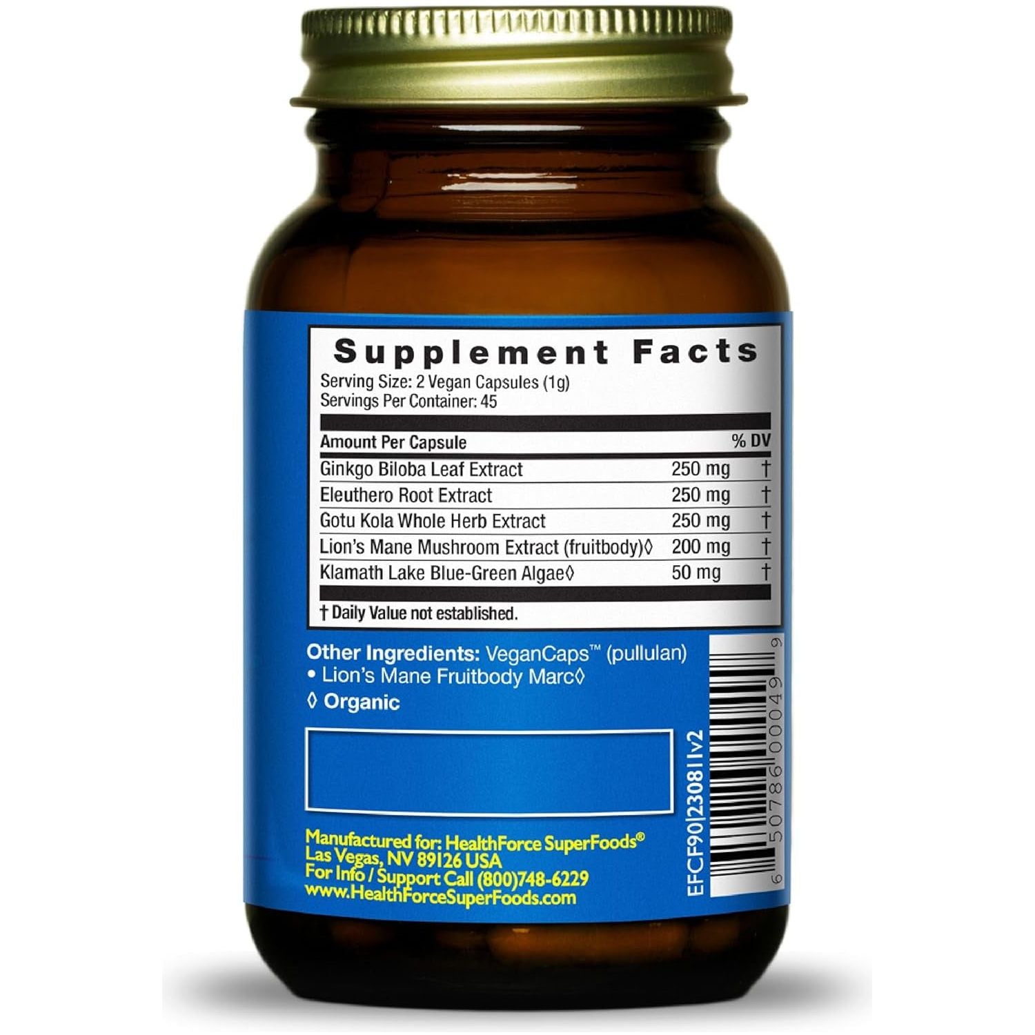 Healthforce Superfoods Circuforce Brain Power - 90 Vegancaps