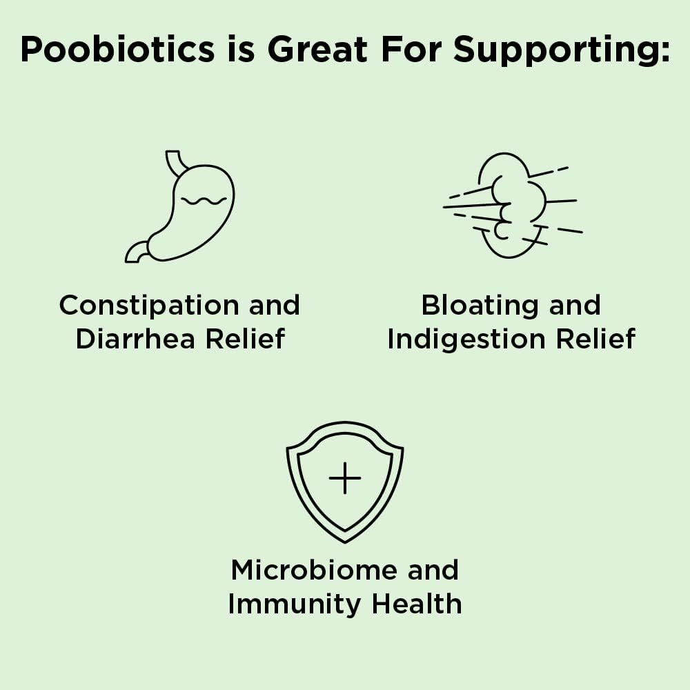 Nbpure Poobiotics, Vegan Pre & Probiotics – Gut Health & Microbiome Balance Support