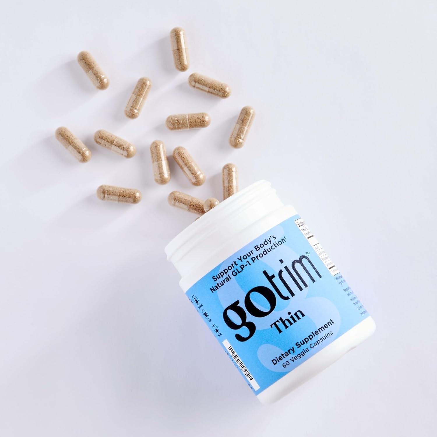 Gotrim® Thin – GLP-1 Support Supplement with Eriomin® Lemon Extract, Tribiome™ & Saffron 30 Capsules