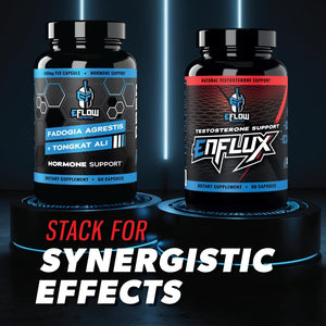 Eflow Nutrition Fadogia Agrestis + Tongkat Ali - Natural Performance Supplement for Health and Wellness (60 Capsules)